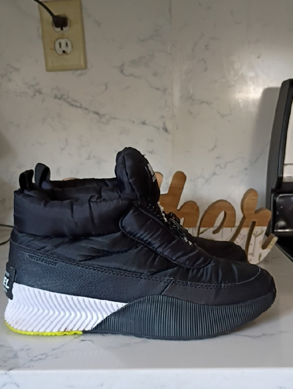 Sorel Waterproof Black Sneakers